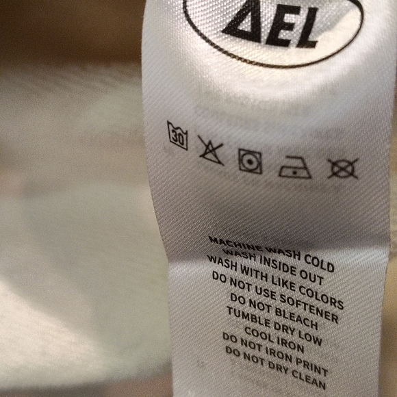Aelfric Eden Cream Hoodie w/ Cherry Print Sz LG Gosh Valentine Don't You Like... - Picture 5 of 8